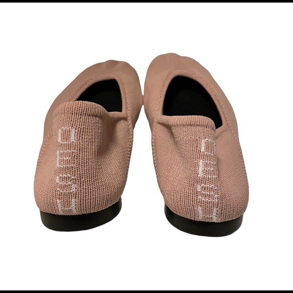 Womens OESH The Dream Pink Knit Ballet Flats Size 6 - Picture 6 of 7